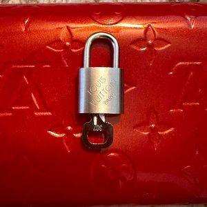 Rare Silver LV luggage Lock